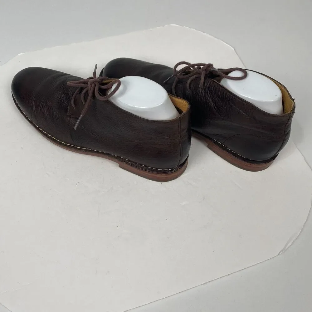 Cole Haan Men's Brown Leather Glenn Chukka Boots Size 12 M‎ Shoes Pre Owned